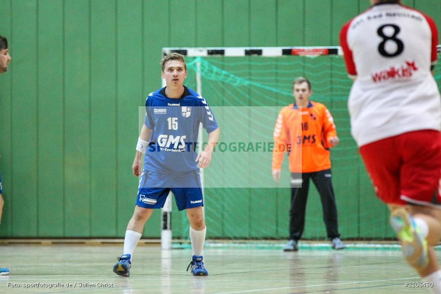 Jonas Holaschke, 08.10.2017, Handball, HSC Bad Neustadt II, TSV Karlstadt - Bild-ID: 2203430