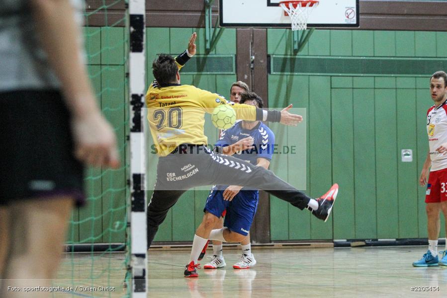 Fabian Tatzel, Sebastian Heun, 08.10.2017, Handball, HSC Bad Neustadt II, TSV Karlstadt - Bild-ID: 2203434