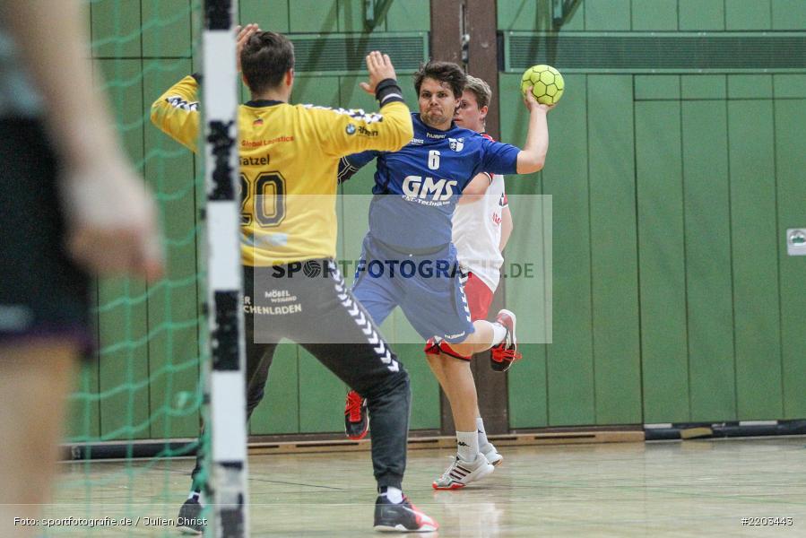 Fabian Tatzel, Sebastian Heun, 08.10.2017, Handball, HSC Bad Neustadt II, TSV Karlstadt - Bild-ID: 2203443