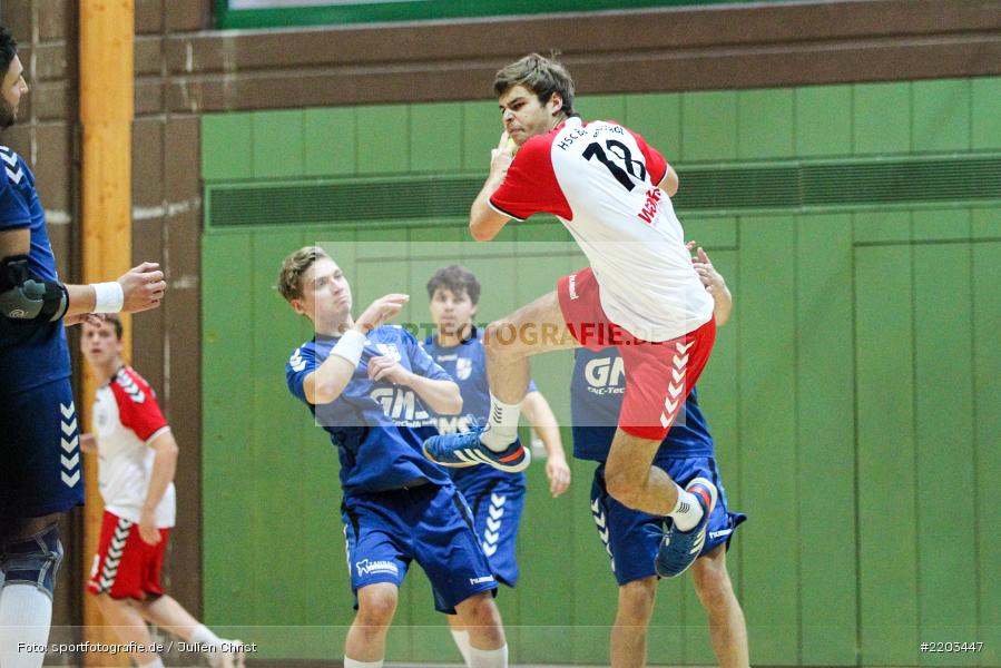 Justus Bördlein, 08.10.2017, Handball, HSC Bad Neustadt II, TSV Karlstadt - Bild-ID: 2203447
