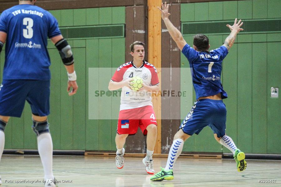Fabian Heun, Moritz Stöhr, 08.10.2017, Handball, HSC Bad Neustadt II, TSV Karlstadt - Bild-ID: 2203457 Fabian Heun, Moritz Stöhr, 08.10.2017, Handball, HSC Bad Neustadt II, TSV Karlstadt - Bild-ID: 2203457