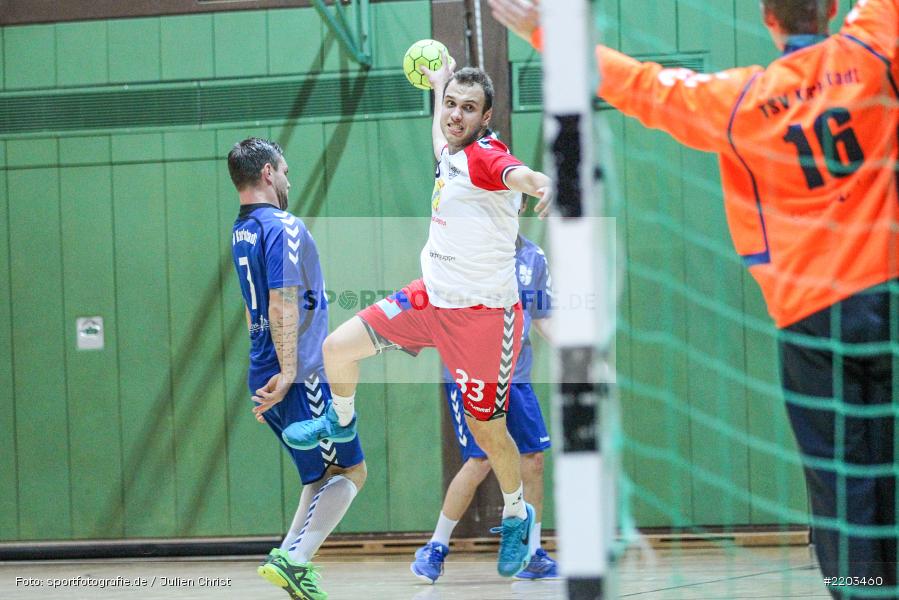 Michael Schwab, Maksim Lisitsyn, 08.10.2017, Handball, HSC Bad Neustadt II, TSV Karlstadt - Bild-ID: 2203460 Michael Schwab, Maksim Lisitsyn, 08.10.2017, Handball, HSC Bad Neustadt II, TSV Karlstadt - Bild-ID: 2203460