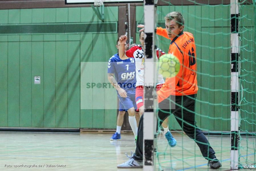 Michael Schwab, Maksim Lisitsyn, 08.10.2017, Handball, HSC Bad Neustadt II, TSV Karlstadt - Bild-ID: 2203465