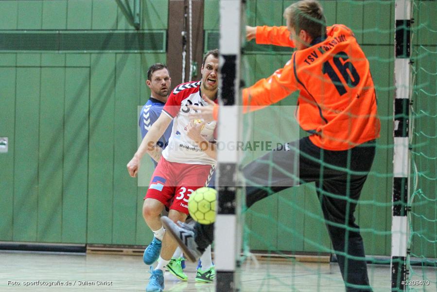Maksim Lisitsyn, 08.10.2017, Handball, HSC Bad Neustadt II, TSV Karlstadt - Bild-ID: 2203470