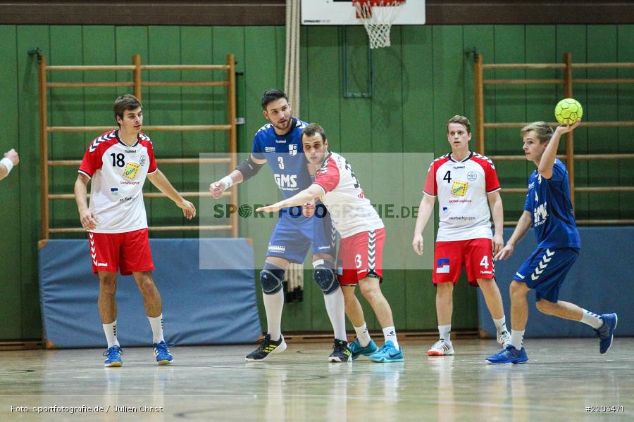 Adrian Schwab, 08.10.2017, Handball, HSC Bad Neustadt II, TSV Karlstadt - Bild-ID: 2203471