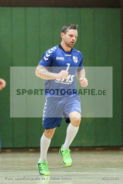 Fabian Heun, 08.10.2017, Handball, HSC Bad Neustadt II, TSV Karlstadt - Bild-ID: 2203481