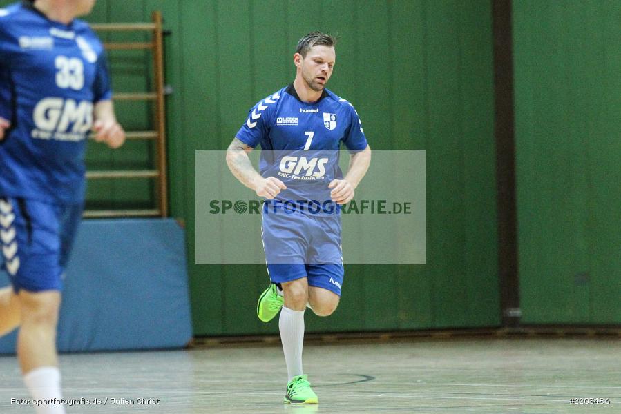 Fabian Heun, 08.10.2017, Handball, HSC Bad Neustadt II, TSV Karlstadt - Bild-ID: 2203486