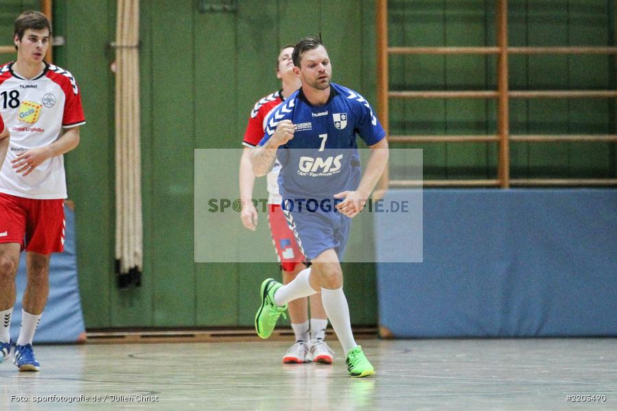 Fabian Heun, 08.10.2017, Handball, HSC Bad Neustadt II, TSV Karlstadt - Bild-ID: 2203490