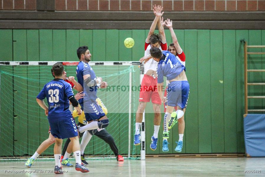 Fabian Heun, 08.10.2017, Handball, HSC Bad Neustadt II, TSV Karlstadt - Bild-ID: 2203491