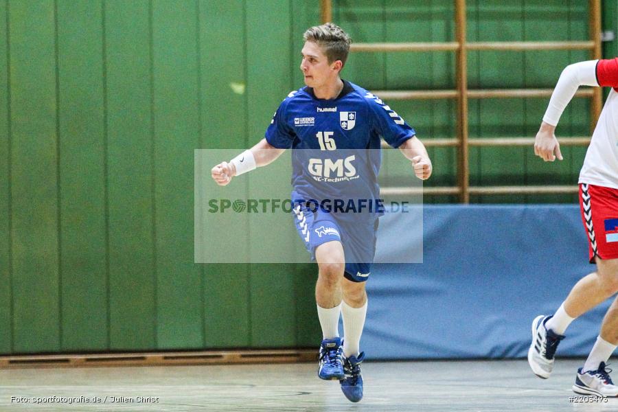 Jonas Holaschke, 08.10.2017, Handball, HSC Bad Neustadt II, TSV Karlstadt - Bild-ID: 2203493