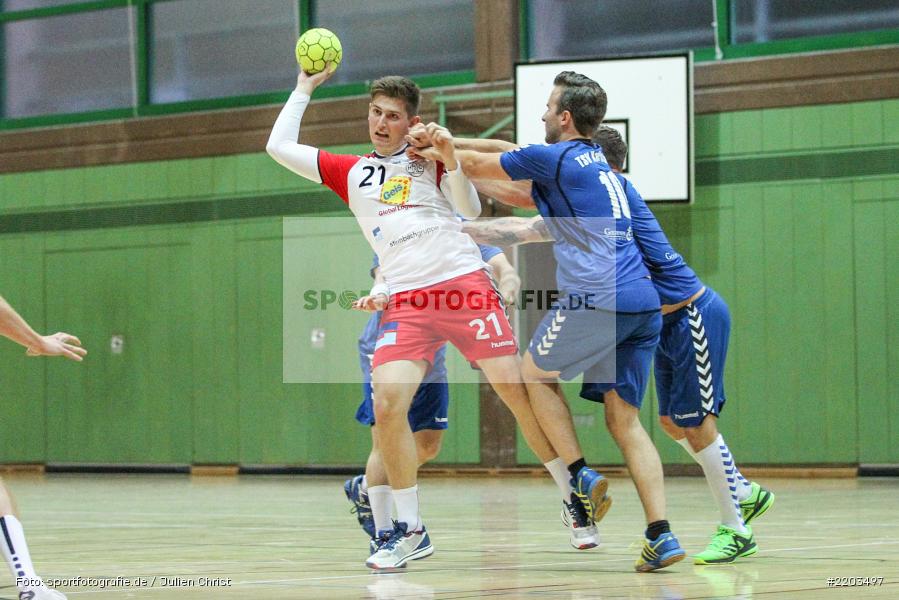 Simon Finke, 08.10.2017, Handball, HSC Bad Neustadt II, TSV Karlstadt - Bild-ID: 2203497