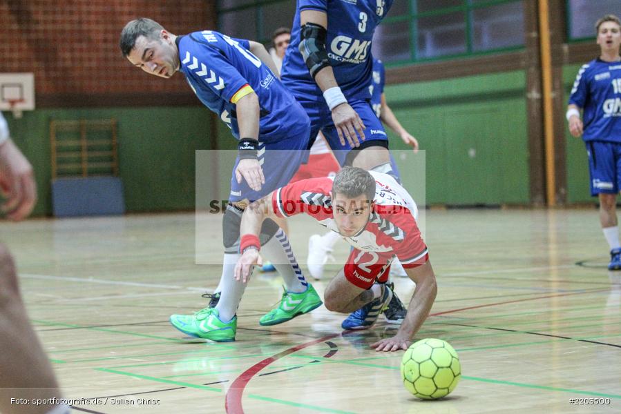 Lukas Hauck, 08.10.2017, Handball, HSC Bad Neustadt II, TSV Karlstadt - Bild-ID: 2203500