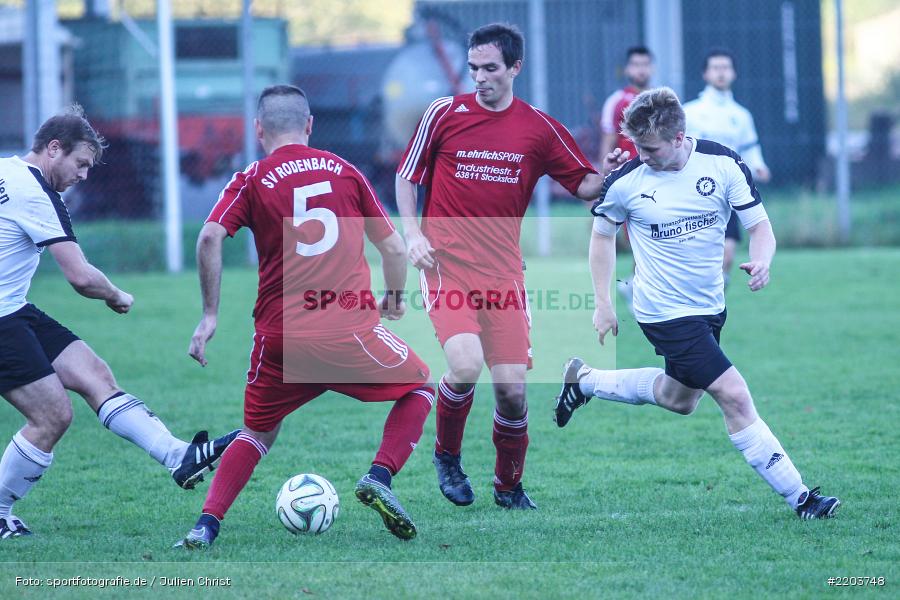 Louis Baur, Tolga Gezen, Michael Fischer, 15.10.2017, A-Klasse Würzburg, DJK Fellen, SV Rodenbach - Bild-ID: 2203748