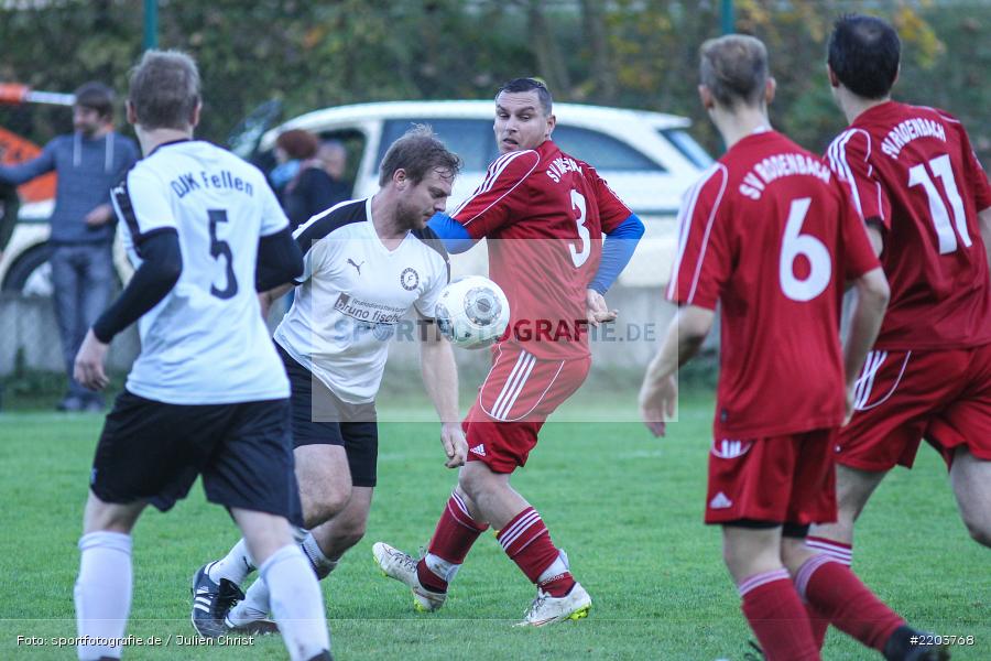 Gennaro Castaldi, Michael Fischer, 15.10.2017, A-Klasse Würzburg, DJK Fellen, SV Rodenbach - Bild-ID: 2203768