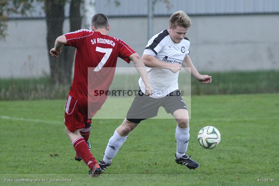 Louis Baur, Stefan Albert, 15.10.2017, A-Klasse Würzburg, DJK Fellen, SV Rodenbach - Bild-ID: 2203781