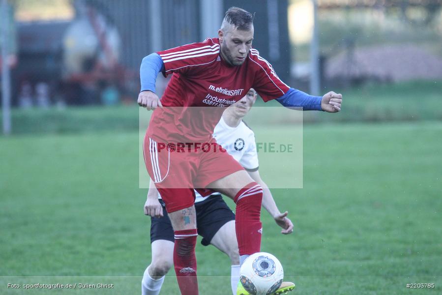 Florian Lutz, Pasquale Sacra, 15.10.2017, A-Klasse Würzburg, DJK Fellen, SV Rodenbach - Bild-ID: 2203785