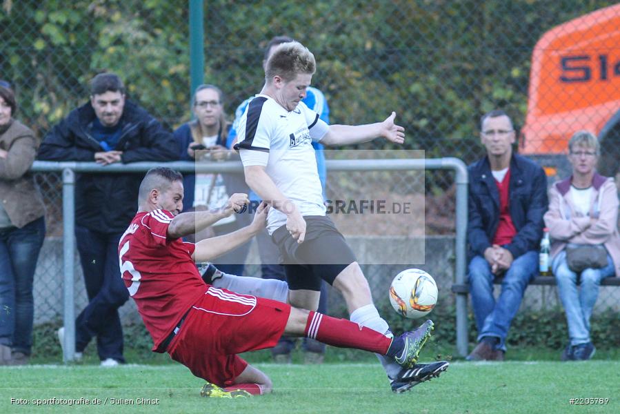 Louis Baur, Tolga Gezen, 15.10.2017, A-Klasse Würzburg, DJK Fellen, SV Rodenbach - Bild-ID: 2203789