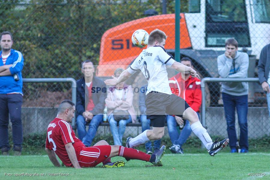 Louis Baur, Tolga Gezen, 15.10.2017, A-Klasse Würzburg, DJK Fellen, SV Rodenbach - Bild-ID: 2203790