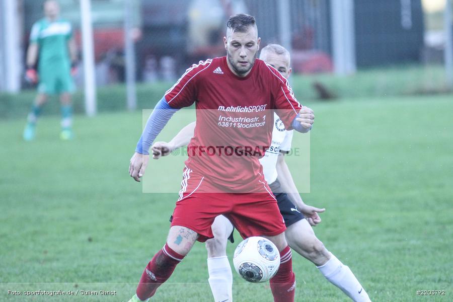 Florian Lutz, Pasquale Sacra, 15.10.2017, A-Klasse Würzburg, DJK Fellen, SV Rodenbach - Bild-ID: 2203792