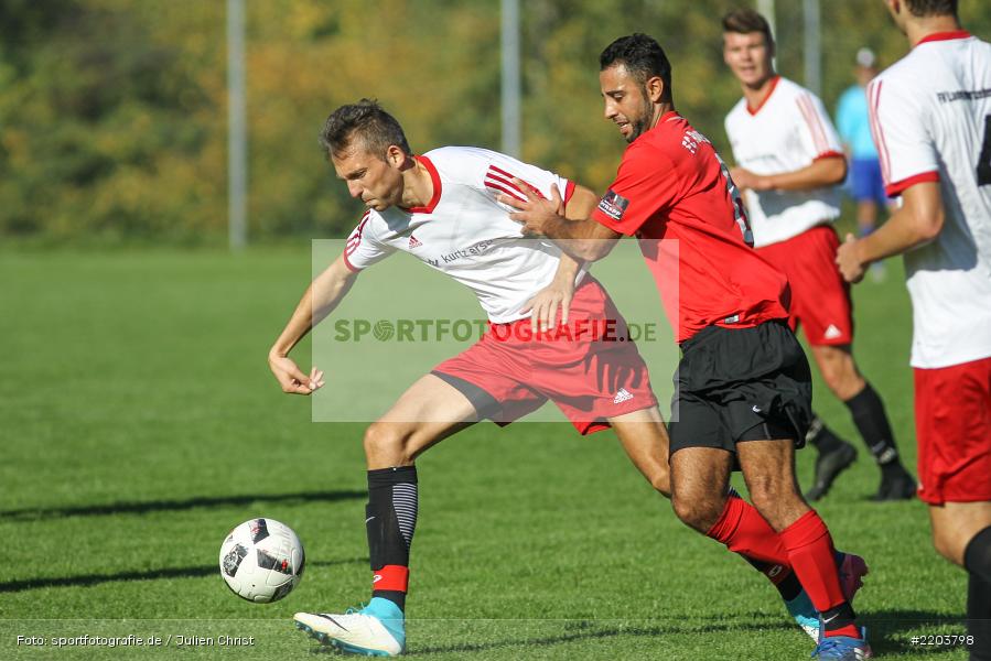Ferat Demir, Alexander Focht, Kreisklasse Würzburg, 15.10.2017, FC Ruppertshütten, FV Langenprozelten/Neuendorf - Bild-ID: 2203798