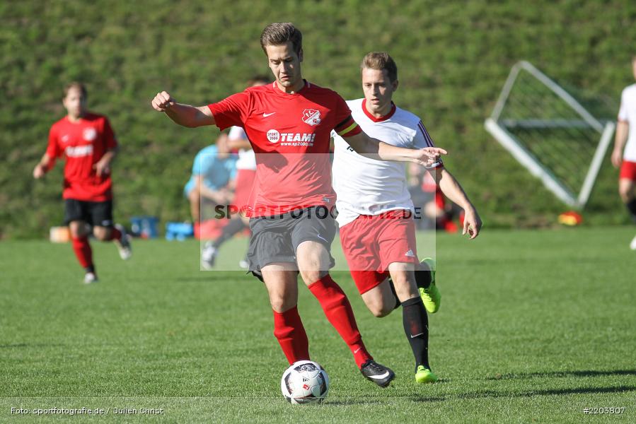 Julian Wahnschaffe, Lukas Werthmann, Kreisklasse Würzburg, 15.10.2017, FC Ruppertshütten, FV Langenprozelten/Neuendorf - Bild-ID: 2203807