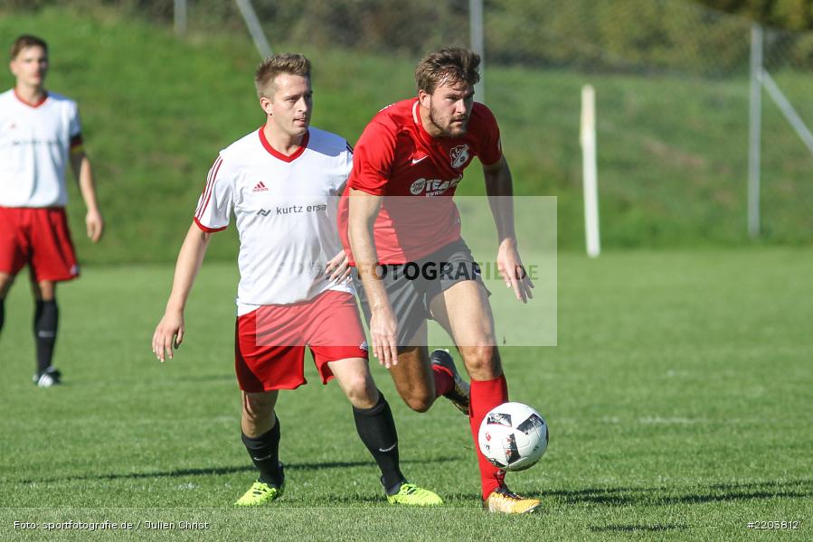 Julian Wahnschaffe, Julian Heck, Kreisklasse Würzburg, 15.10.2017, FC Ruppertshütten, FV Langenprozelten/Neuendorf - Bild-ID: 2203812