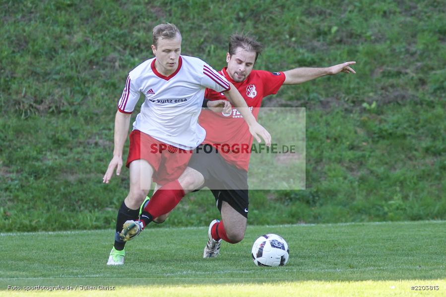 Patrick Kraft, Heiko Wenzel, Kreisklasse Würzburg, 15.10.2017, FC Ruppertshütten, FV Langenprozelten/Neuendorf - Bild-ID: 2203813