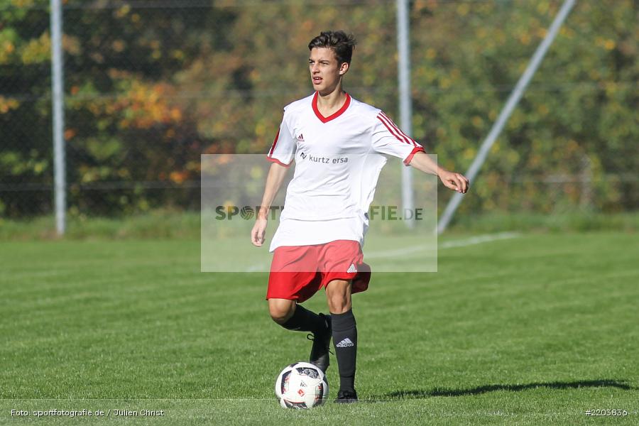 Nico Hofmann, Kreisklasse Würzburg, 15.10.2017, FC Ruppertshütten, FV Langenprozelten/Neuendorf - Bild-ID: 2203836