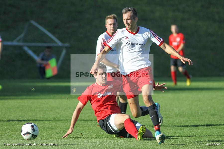 Alexander Focht, Lukas Werthmann, Kreisklasse Würzburg, 15.10.2017, FC Ruppertshütten, FV Langenprozelten/Neuendorf - Bild-ID: 2203841