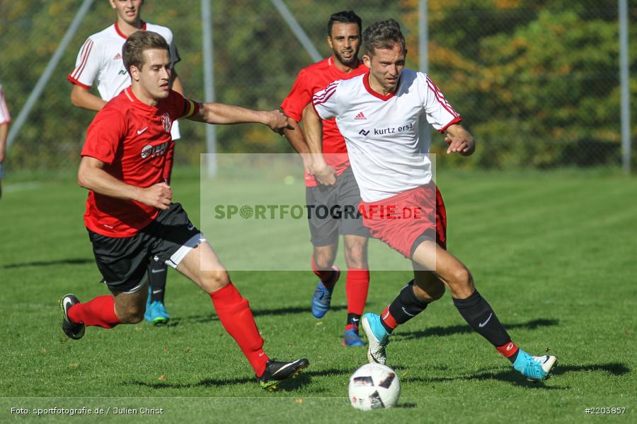Alexander Focht, Lukas Werthmann, Kreisklasse Würzburg, 15.10.2017, FC Ruppertshütten, FV Langenprozelten/Neuendorf - Bild-ID: 2203857