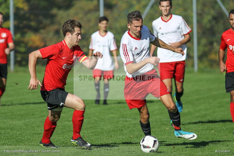 Alexander Focht, Lukas Werthmann, Kreisklasse Würzburg, 15.10.2017, FC Ruppertshütten, FV Langenprozelten/Neuendorf - Bild-ID: 2203861