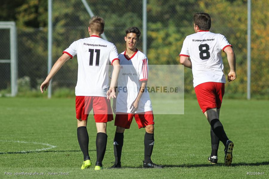 Julian Wahnschaffe, Kreisklasse Würzburg, 15.10.2017, FC Ruppertshütten, FV Langenprozelten/Neuendorf - Bild-ID: 2203867