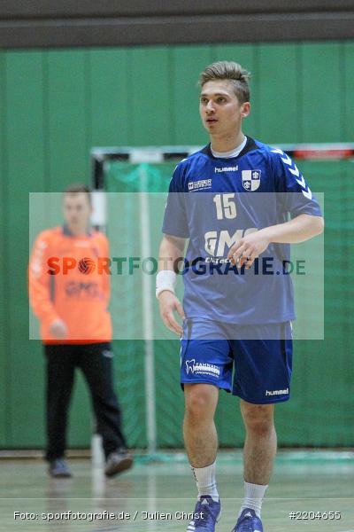 Jonas Holaschke, 29.10.2017, Handball, MHV Schweinfurt II, TSV Karlstadt - Bild-ID: 2204655 Jonas Holaschke, 29.10.2017, Handball, MHV Schweinfurt II, TSV Karlstadt - Bild-ID: 2204655