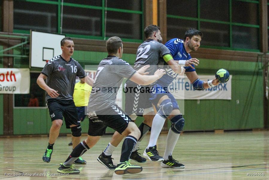 Alexander Bitsch, Daniel Born, Peter Gerasimenko, 29.10.2017, Handball, MHV Schweinfurt II, TSV Karlstadt - Bild-ID: 2204658