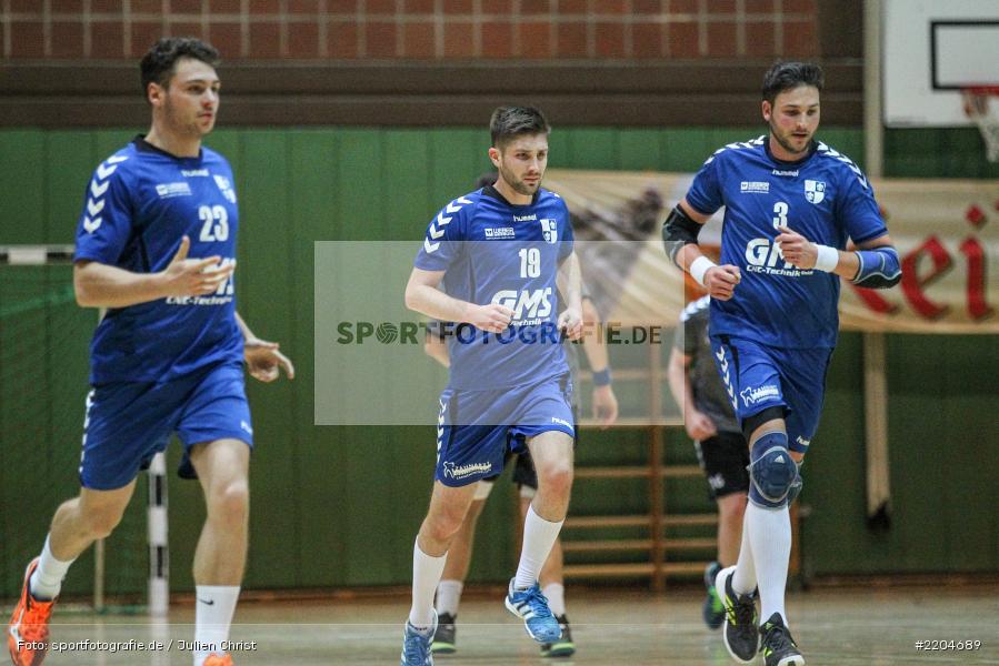 Daniel Born, Sebastian Schmid, 29.10.2017, Handball, MHV Schweinfurt II, TSV Karlstadt - Bild-ID: 2204689