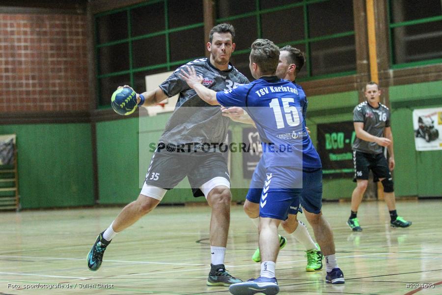 Jonas Holaschke, Daniel Bitsch, 29.10.2017, Handball, MHV Schweinfurt II, TSV Karlstadt - Bild-ID: 2204695