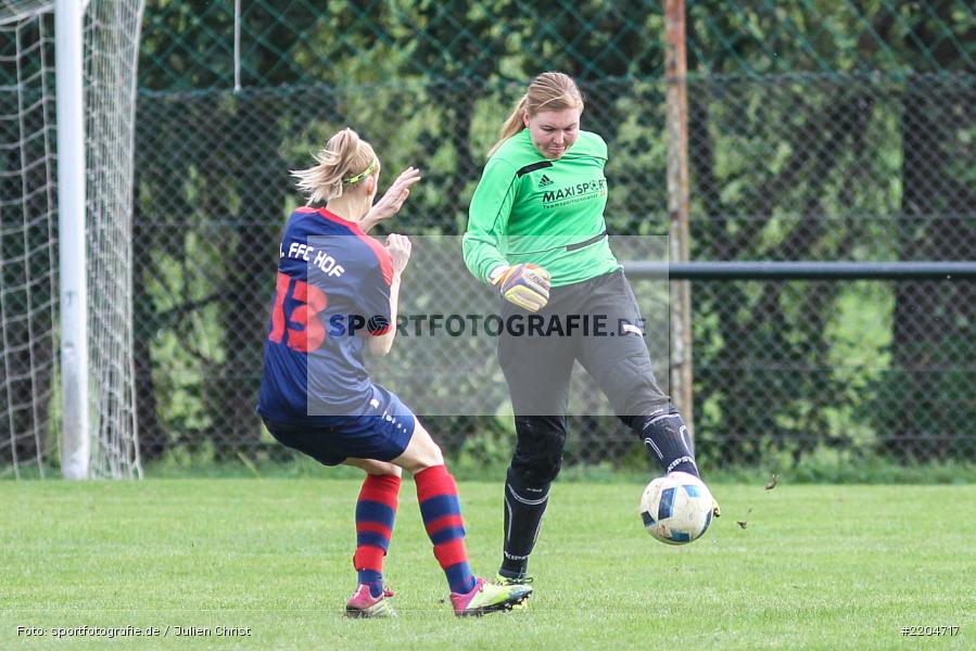 Melissa Mennig, Jessica Schleusing, 31.10.2017, Verbandspokal, 1. FFC Hof, FC Karsbach - Bild-ID: 2204717