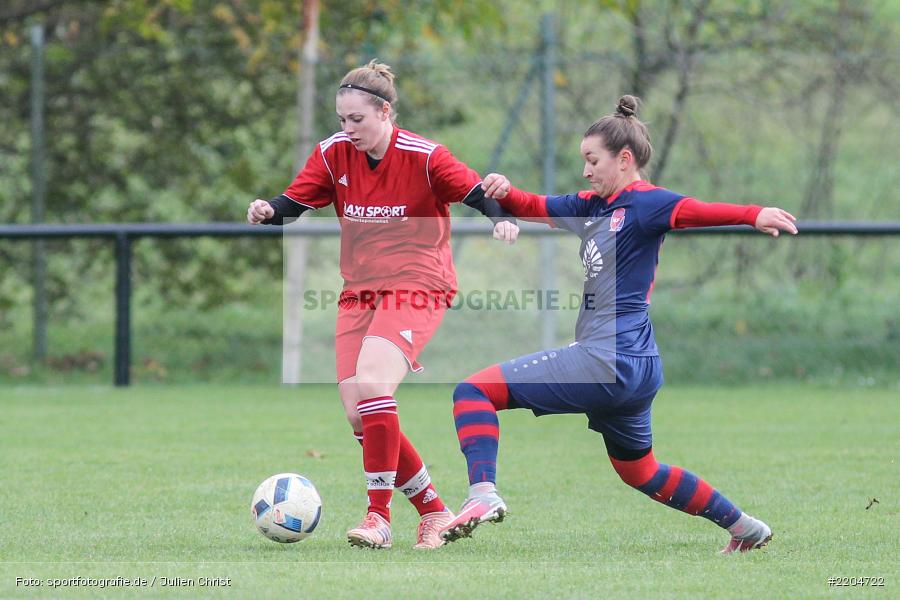 Angelina Müller, Michelle Kessler, 31.10.2017, Verbandspokal, 1. FFC Hof, FC Karsbach - Bild-ID: 2204722