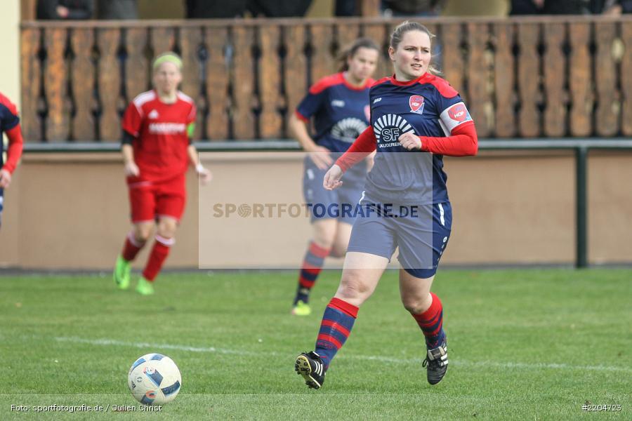 Sabine Sattler, 31.10.2017, Verbandspokal, 1. FFC Hof, FC Karsbach - Bild-ID: 2204723