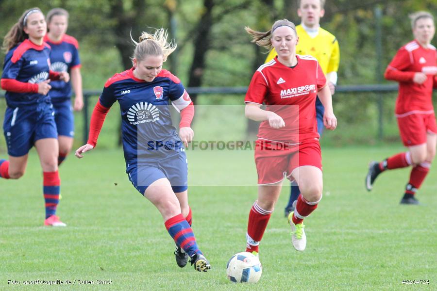 Sabine Sattler, 31.10.2017, Verbandspokal, 1. FFC Hof, FC Karsbach - Bild-ID: 2204724