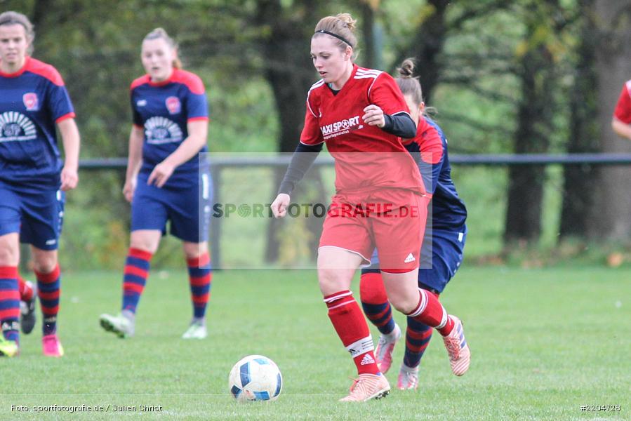 Angelina Müller, 31.10.2017, Verbandspokal, 1. FFC Hof, FC Karsbach - Bild-ID: 2204728