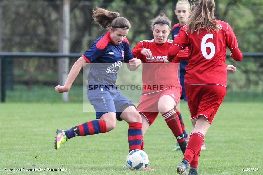 Laura Rosenberger, Isabell Kastner, 31.10.2017, Verbandspokal, 1. FFC Hof, FC Karsbach - Bild-ID: 2204729