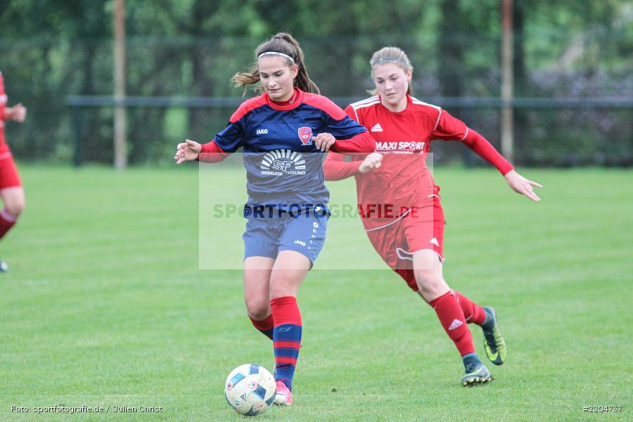 Tamira Stegmann, Heidi Müller, 31.10.2017, Verbandspokal, 1. FFC Hof, FC Karsbach - Bild-ID: 2204737
