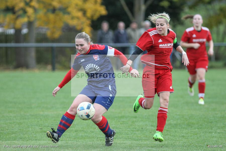 Sabine Sattler, Marie Theres Franz, 31.10.2017, Verbandspokal, 1. FFC Hof, FC Karsbach - Bild-ID: 2204738