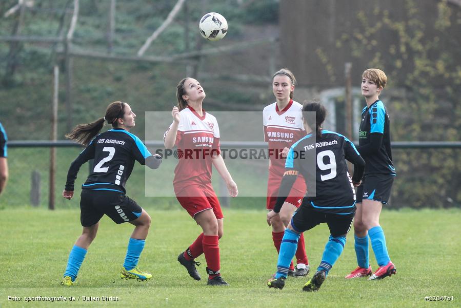 Sophia Burkard, Isabell Ackermann, Bezirksliga Frauen, 04.11.2017, TuS Röllbach, FC Karsbach 2 - Bild-ID: 2204761