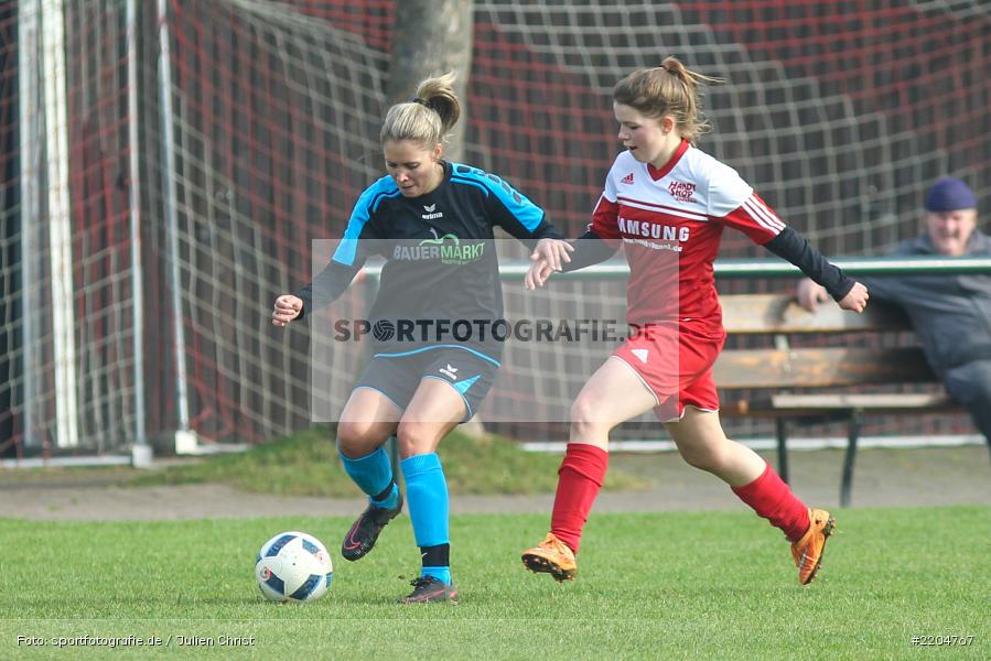 Lea Dittmeier, Christina Neufeld, Bezirksliga Frauen, 04.11.2017, TuS Röllbach, FC Karsbach 2 - Bild-ID: 2204767