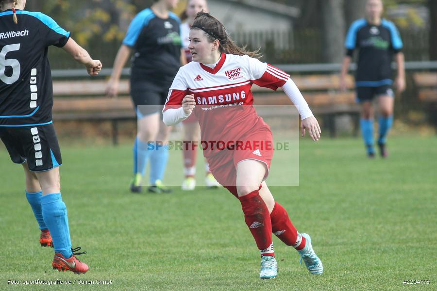 Lisa Vogel, Bezirksliga Frauen, 04.11.2017, TuS Röllbach, FC Karsbach 2 - Bild-ID: 2204773