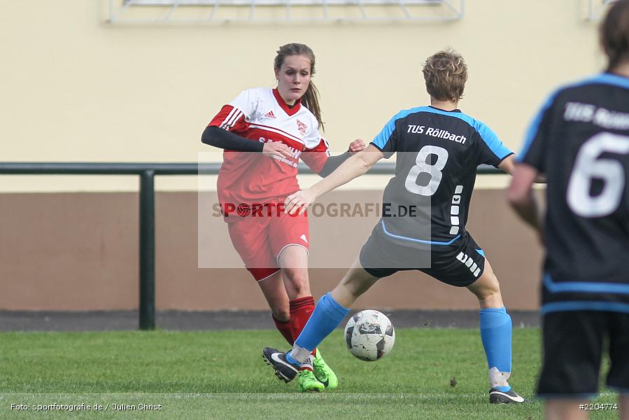 Anna Lehofer, Manja Schäfer, Bezirksliga Frauen, 04.11.2017, TuS Röllbach, FC Karsbach 2 - Bild-ID: 2204774