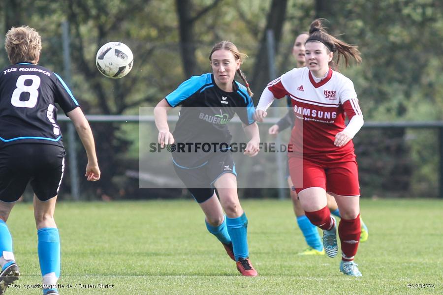 Lisa Vogel, Susanne Minarik, Bezirksliga Frauen, 04.11.2017, TuS Röllbach, FC Karsbach 2 - Bild-ID: 2204776