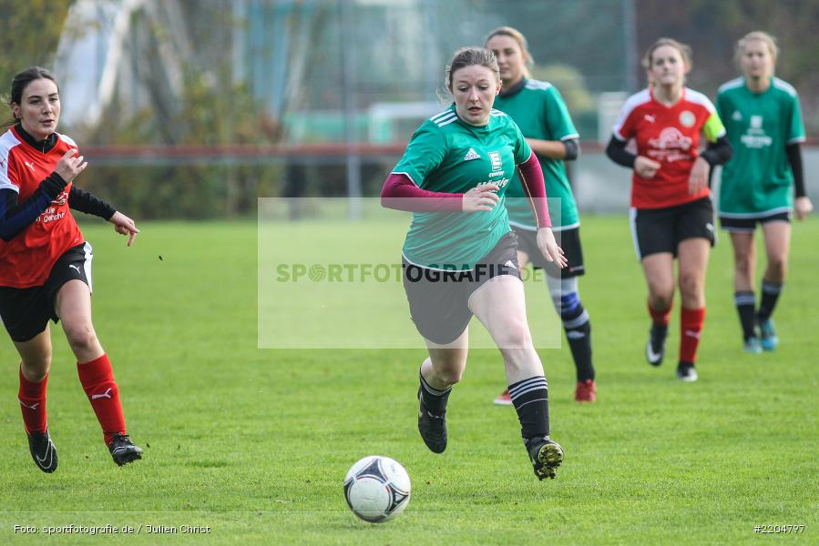 Lisa Steinbach, 04.11.2017, Kreisliga Frauen, FV Karlstadt, SG 1920 Burgsinn - Bild-ID: 2204797